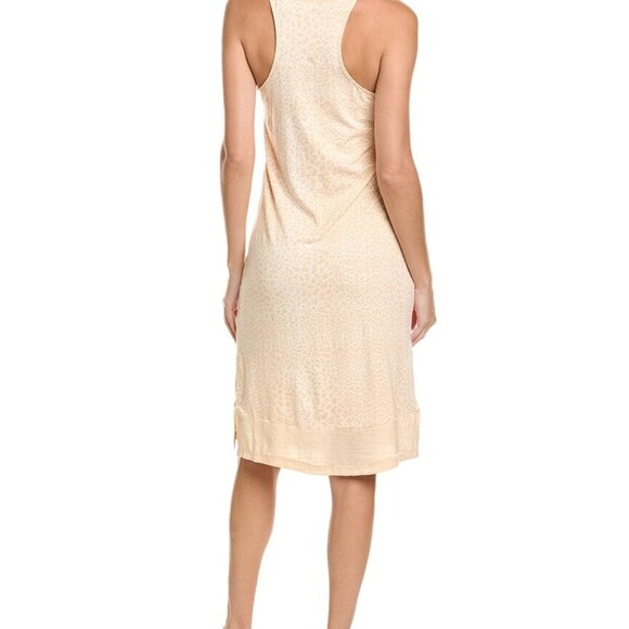 NEW Splendid Racerback Nightgown White & Peach XS - Picture 2 of 5